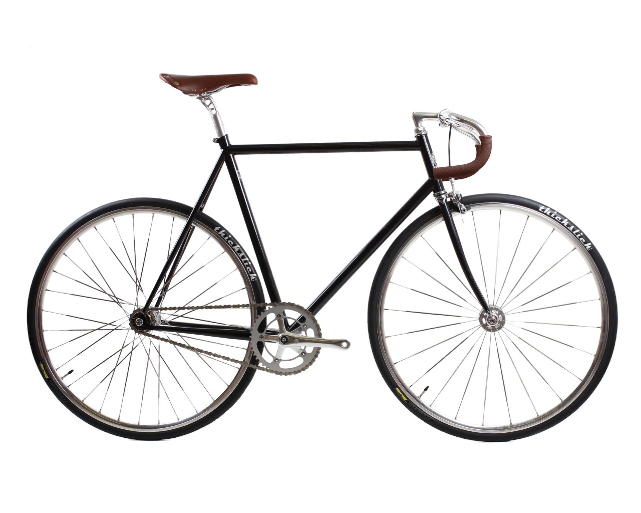 black single speed bike
