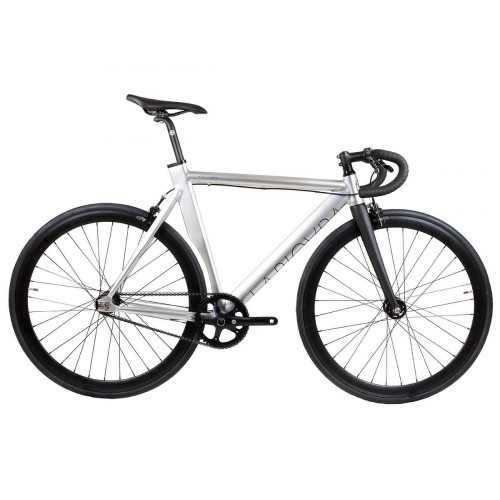 BICICLETA BLB LA PIOVRA ATK FIXIE POLISHED SILVER