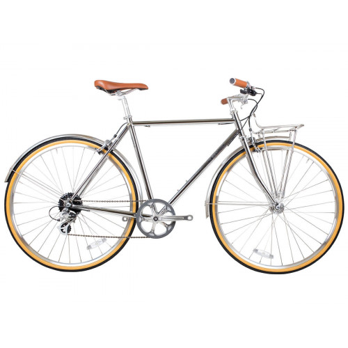 BICICLETA BLB BEETLE 8SPD TOWN BIKE CHROME