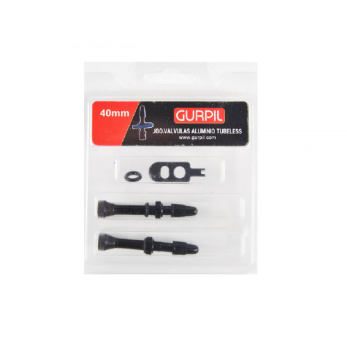 GURPIL FV TUBELESS ALUMINIUM BLACK 40MM VALVE