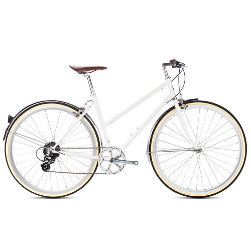 6KU ODESSA 8SPD CITY BIKE - CONNEY WHITE