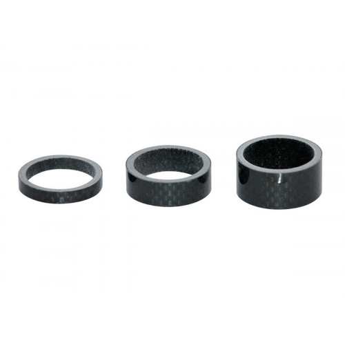 HEADSET SPACERS 1 1/8&quot; CARBON