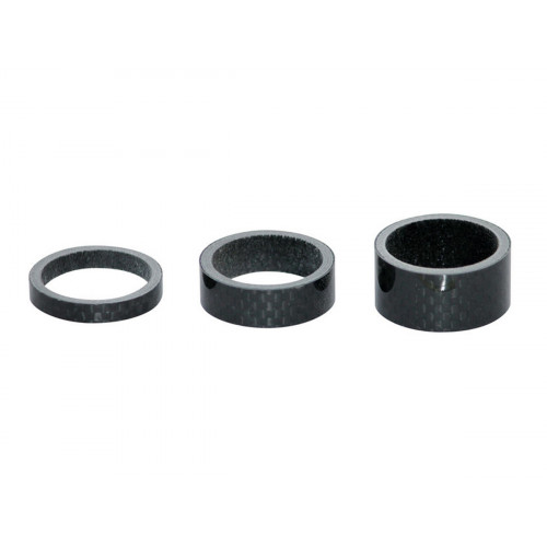 HEADSET SPACERS 1 1/8" CARBON