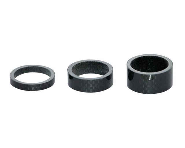 HEADSET SPACERS 1 1/8" CARBON