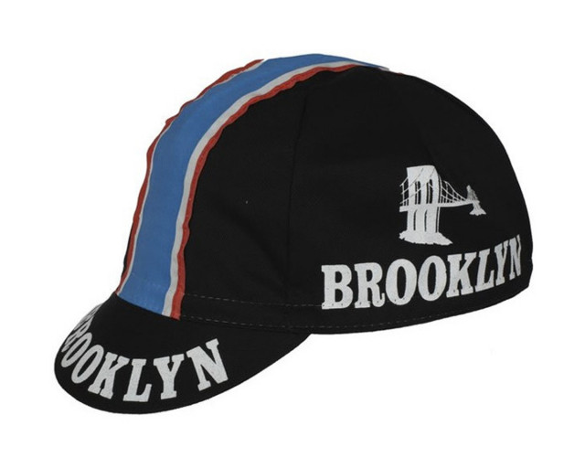 GORRA CICLISTA VINTAGE BROOKLYN NEGRO