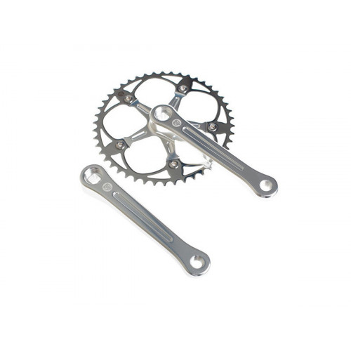 BLB PISTA VERA CRANKSET SILVER