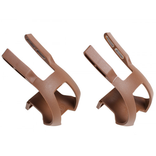 BLB PLASTIC TOE CLIP BROWN