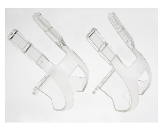 BLB PLASTIC TOE CLIP TRANSPARENT