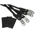CORREAS BLB DOBLE DE CUERO NEGRO