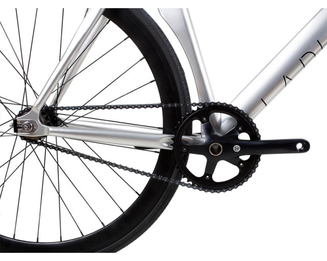 BICICLETA BLB LA PIOVRA ATK FIXIE POLISHED SILVER