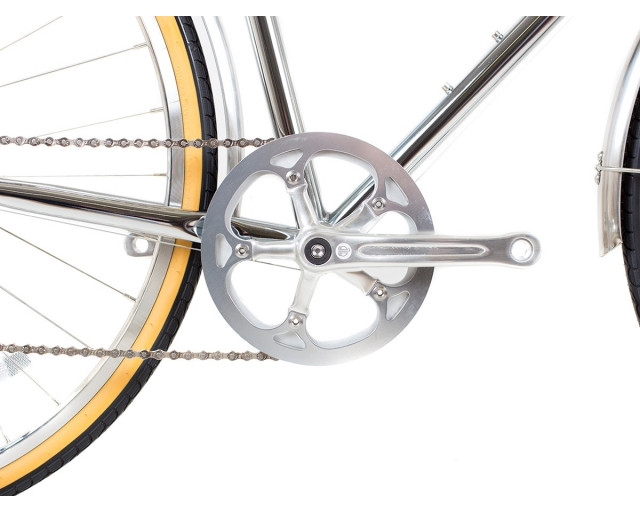 BIKE BLB BEETLE 8SPD TOWN BIKE CHROME
