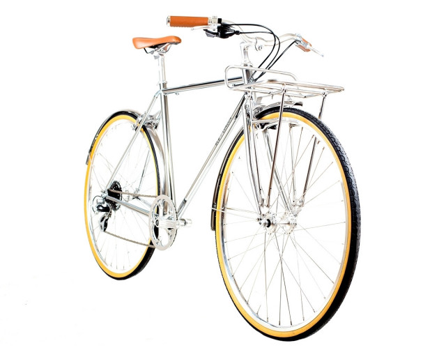 BIKE BLB BEETLE 8SPD TOWN BIKE CHROME