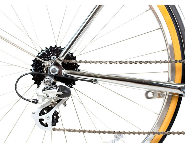 BIKE BLB BEETLE 8SPD TOWN BIKE CHROME