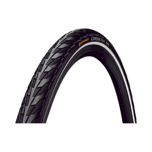 CUBIERTA CONTINENTAL CONTACT 700x28C REFLECTANTE NEGRA