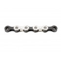 CADENA KMC X12 PLATA/NEGRO 126 LINKS 12V