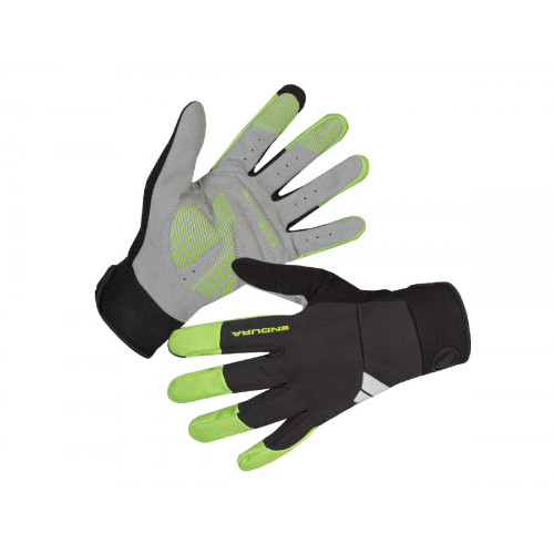 ENDURA WINDCHILL HI-VIZ GREEN GLOVE