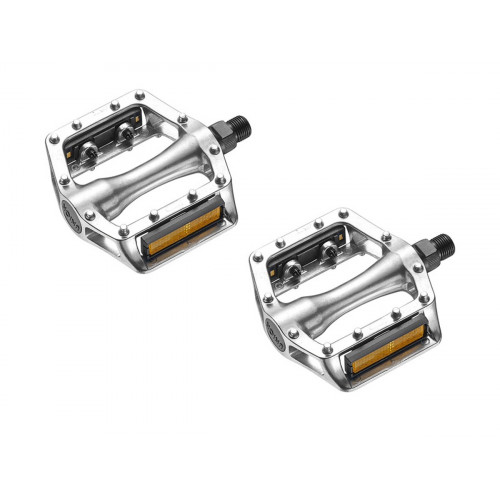 UNION SP-102 SILVER THREADED 1/2" PEDALS