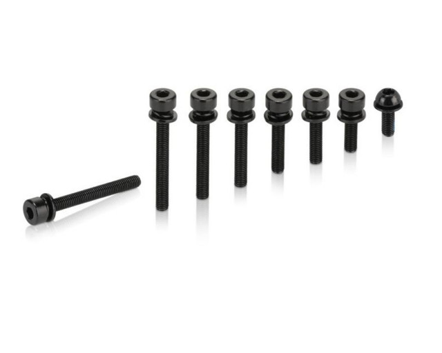 SET 2 TORNILLOS XLC BR-X75 ADAPTADOR FLAT MOUNT M5x39MM CABEZA ESTÁNDAR