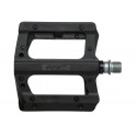 PEDALS HT PA12 METALLIC PINS BLACK