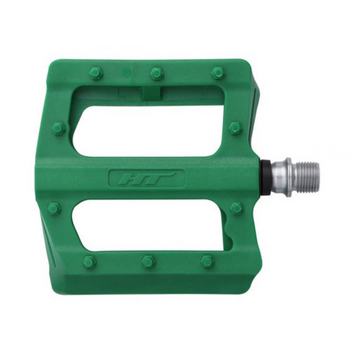 PEDALS HT PA12 PLASTIC GREEN
