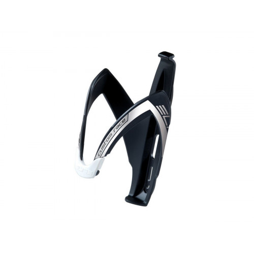 BOTTLE CAGE ELITE CUSTOM RACE MATT BLACK/WHITE