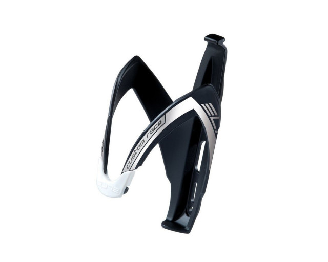 BOTTLE CAGE ELITE CUSTOM RACE MATT BLACK/WHITE