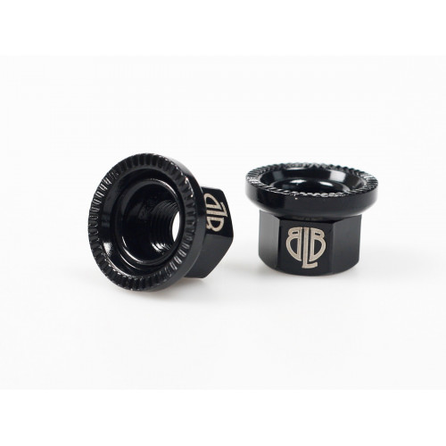 BLB FRONT TRACK HUB NUTS BLACK 