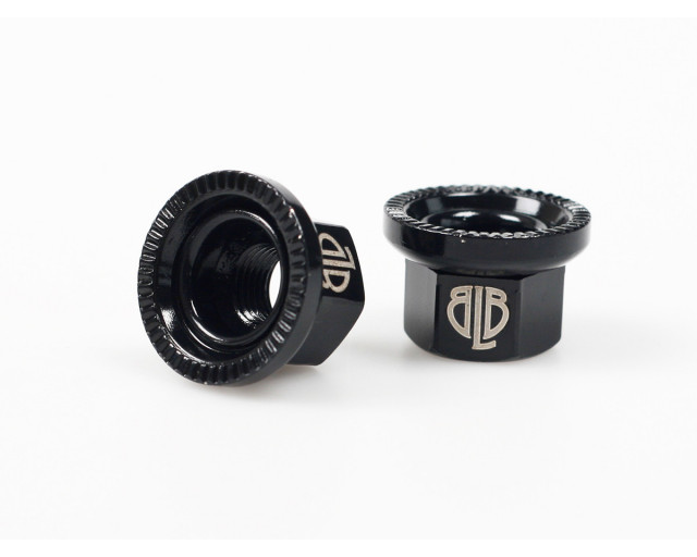 BLB FRONT TRACK HUB NUTS BLACK 