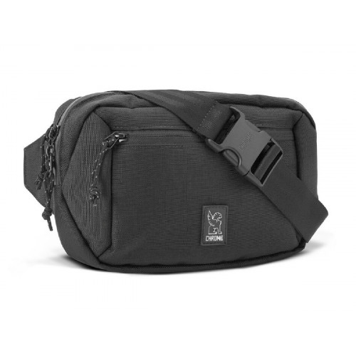 CHROME ZIPTOP WAISTPACK BLACK BAG