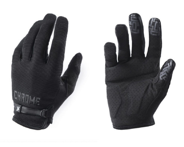 CHROME CYCLING BLACK GLOVE