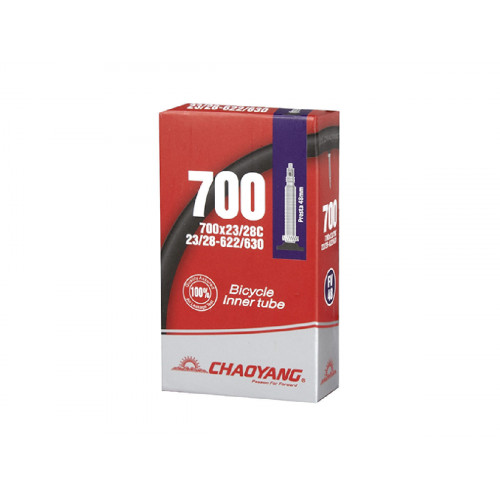 INNER TUBE CHAOYANG 700x20-28 PRESTA VALVE 48MM