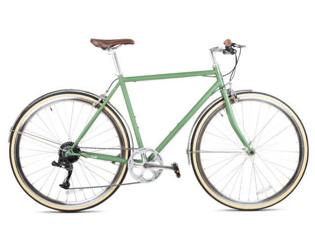 BICICLETA 6KU ODYSSEY 8SPD CITY SILVERLAKE GREEN