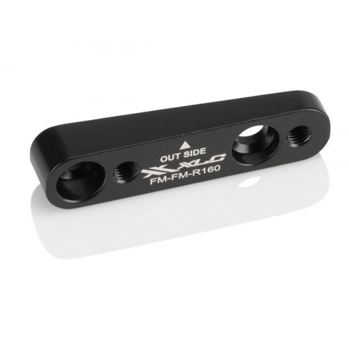 ADAPTADOR SHIMANO PARA FRENO FLATMOUNT TRASERO 160MM 
NEGRO/PLATA