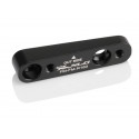 ADAPTADOR SHIMANO PARA FRENO FLATMOUNT TRASERO 160MM 
NEGRO/PLATA