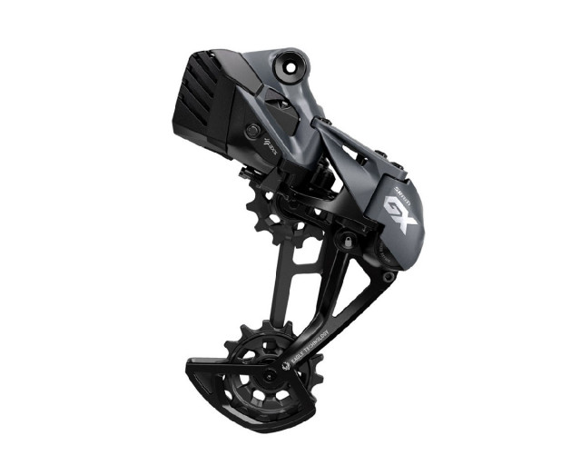 CAMBIO SRAM GX1 EAGLE AXS 12 VELOCIDADES 52D CAJA LARGA ACERO GRIS LUNAR (BATERIA NO INCLUIDA)