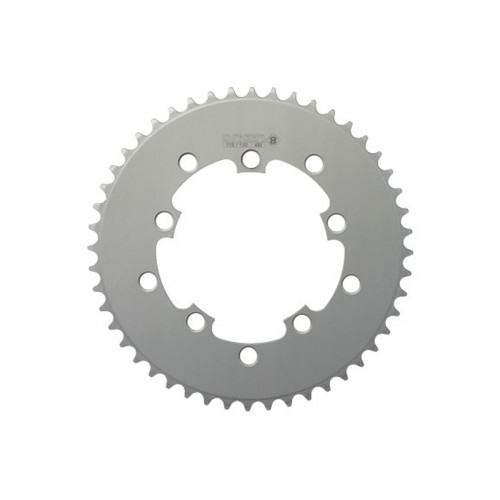 OR8 110/130 CHAINRING 1/8" SILVER