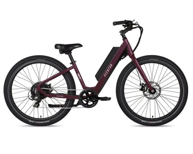 BICICLETA AVENTON PACE 250 - STEP THROUGH ELECTRIC 2022 MORADO