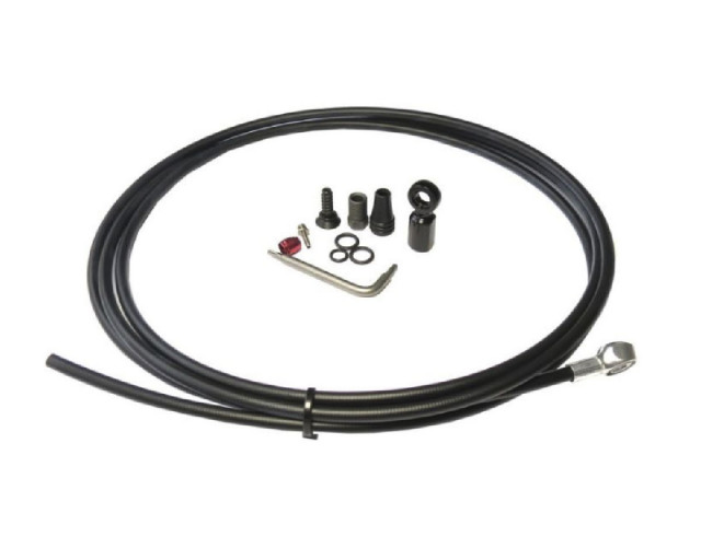DISC BRAKE HOSE SRAM 2000MM FLAT MOUNT RED/FORCE/RIVAL/APEX