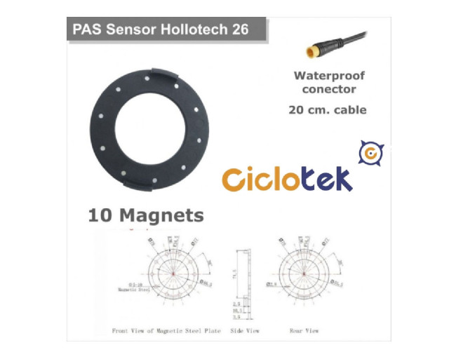 CICLOTEK PAS HOLLOW AXLE