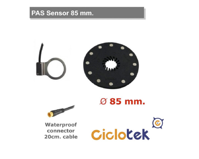 CICLOTEK PAS SQUARE AXLE 85MM 20CM CABLE