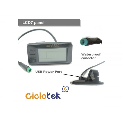 CICLOTEK LCD5 USB 36-48V WP