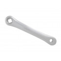 LEFT CRANK ROMBO ALU SILVER 165MM
